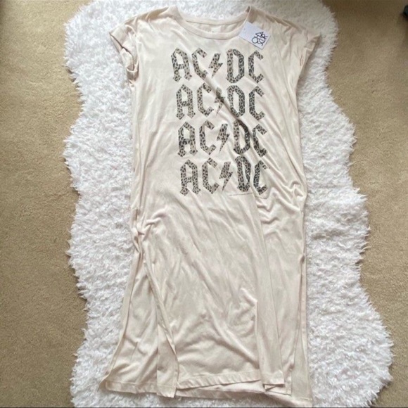 CHASER x Free People FP AC/DC Tunic Dress Womens Size Medium NWT - Picture 3 of 3